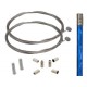 KIT FUNDA FRENO D.5 AZUL LASER fabricado por