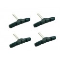 JGO 4 ZAPATAS V-BRAKE PERNO