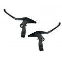 MANETAS MTB ALUMINIO NEGRO