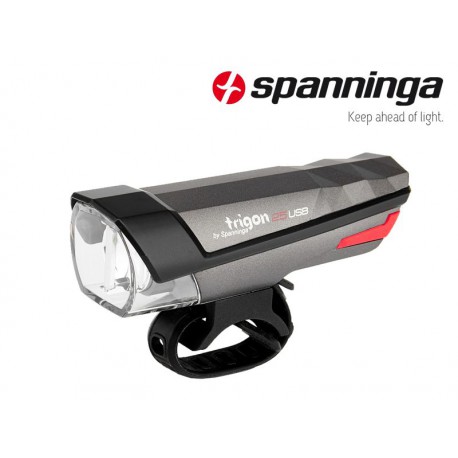 LUZ DELANTERA SPANNINGA TRIGON 25 USB fabricado por Spanninga