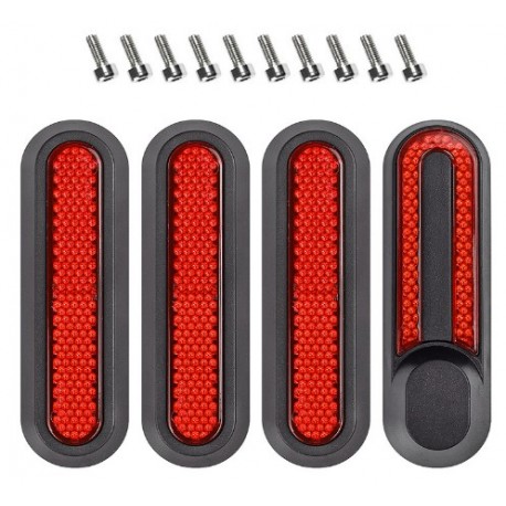 KIT 4 CARCASAS + REFLECTANTES ROJO [XIAOMI ] CATAD fabricado por