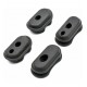 SET 4 SILICONAS (ENTRADA/SALIDA) CABLEADO -NEGRO fabricado por