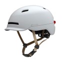 CASCO CON LUZ SMART4U "M" BLANCO