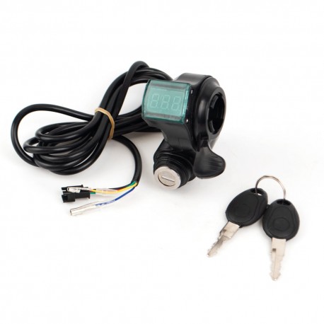 INTERRUPTOR LLAVE VOLTÍMETRO Y ACELERADOR 5-99V fabricado por