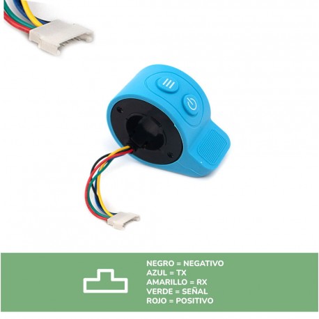 ACELERADOR CECOTEC OUTSIDER CONECTOR MACHO fabricado por