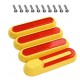 KIT 4 CARCASAS + REFLECTANTES [AMARILLO-ROJO] fabricado por