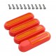 KIT 4 CARCASAS + REFLECTANTES [ROJO-NARANJA] fabricado por