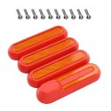 KIT 4 CARCASAS + REFLECTANTES [ROJO-NARANJA]
