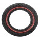 NEUMÁTICO MACIZO 10X2.5-6" 37MM COLOR ROJO