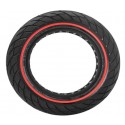 NEUMÁTICO MACIZO 10X2.5-6" 37MM COLOR ROJO