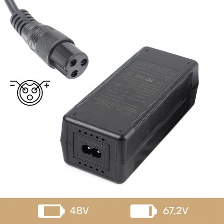CARGADOR 60V 2A CONECTOR GX16 [MODELO 1] fabricado por