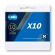 CADENA KMC X10 GRIS fabricado por KMC
