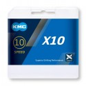 CADENA KMC X10 GRIS