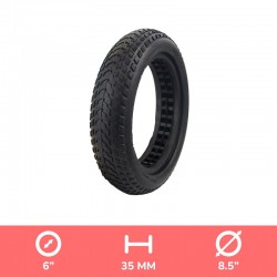 NEUMÁTICO ANTIPINCHAZOS TODOTERRENO 8.5X2-6\\" 34MM  fabricado por