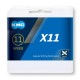 CADENA KMC X11R 11V - 118 ESLABONES, GRIS fabricado por KMC