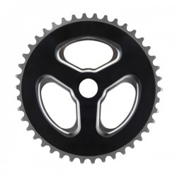 PLATO BMX DIRECT MOUNT 1 X 1V - 44 DIENTES, NEGRO fabricado por