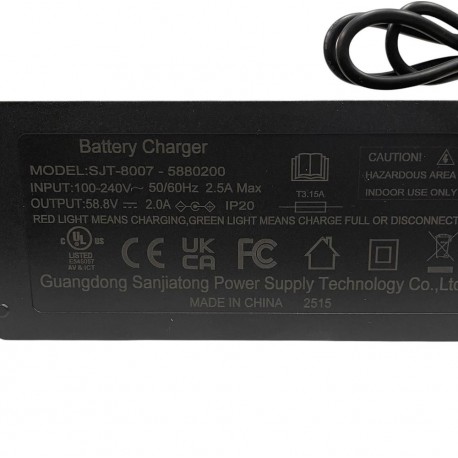 CARGADOR 58.8V 2A GTX16 fabricado por