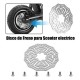 DISCO DE FRENO 140mm 6 AGUJEROS KUKIRIN G2 PRO fabricado por