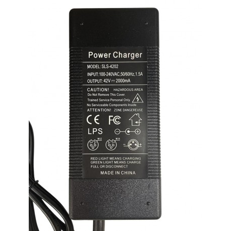 CARGADOR 42V 2A DC 2.5mm fabricado por