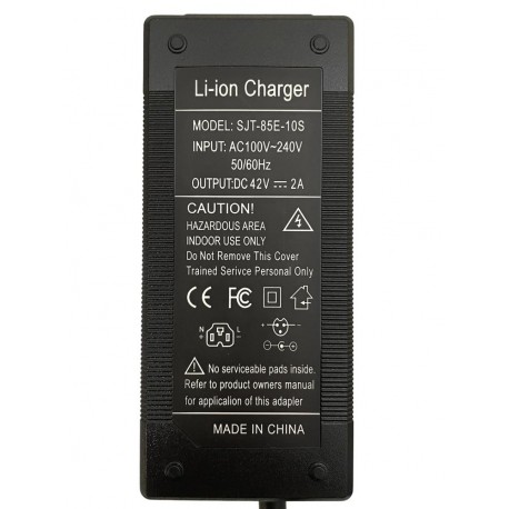 CARGADOR 42V 2A DC 2.1mm fabricado por