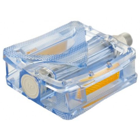 PEDALES TRANSPARENTE AZUL fabricado por