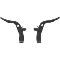 JUEGO MANETAS FRENO FIXED 2 DEDOS NEGRO fabricado por RMS