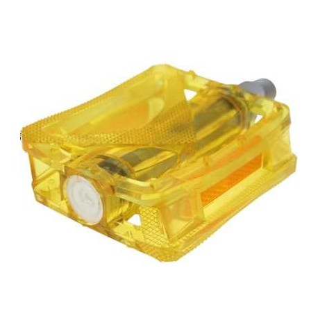 PEDALES TRANSPARENTE AMARILLO fabricado por VP Components