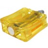 PEDALES TRANSPARENTE AMARILLO